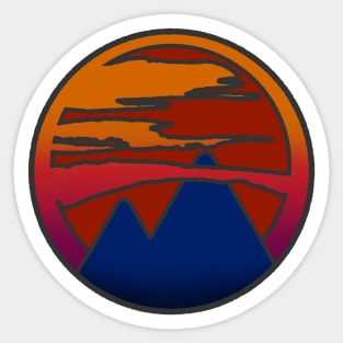 Sunset Sticker